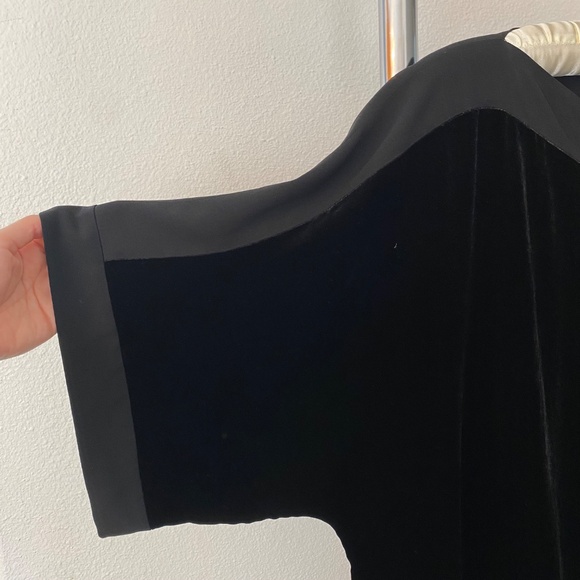 Eileen Fisher - Velvet Crew Neck Dress - Picture 7 of 9